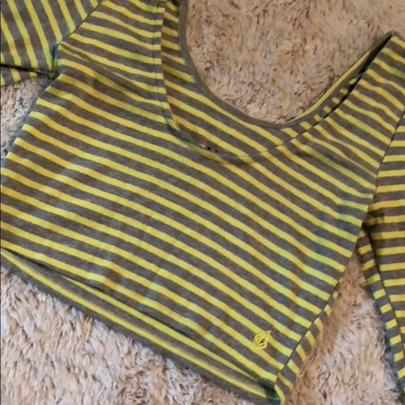 Volcom Crop Top with Stripes - Picture 3 of 3